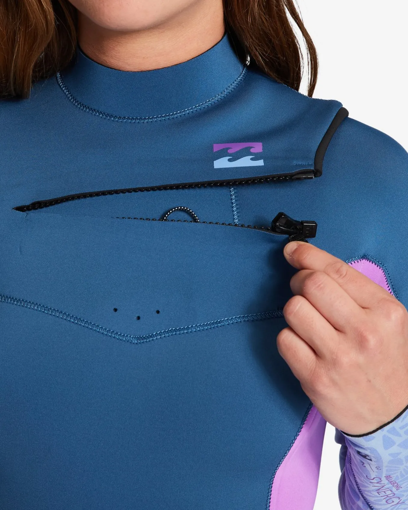 3/2mm Synergy 2022 - Fato de surf com fecho no peito para Mulher