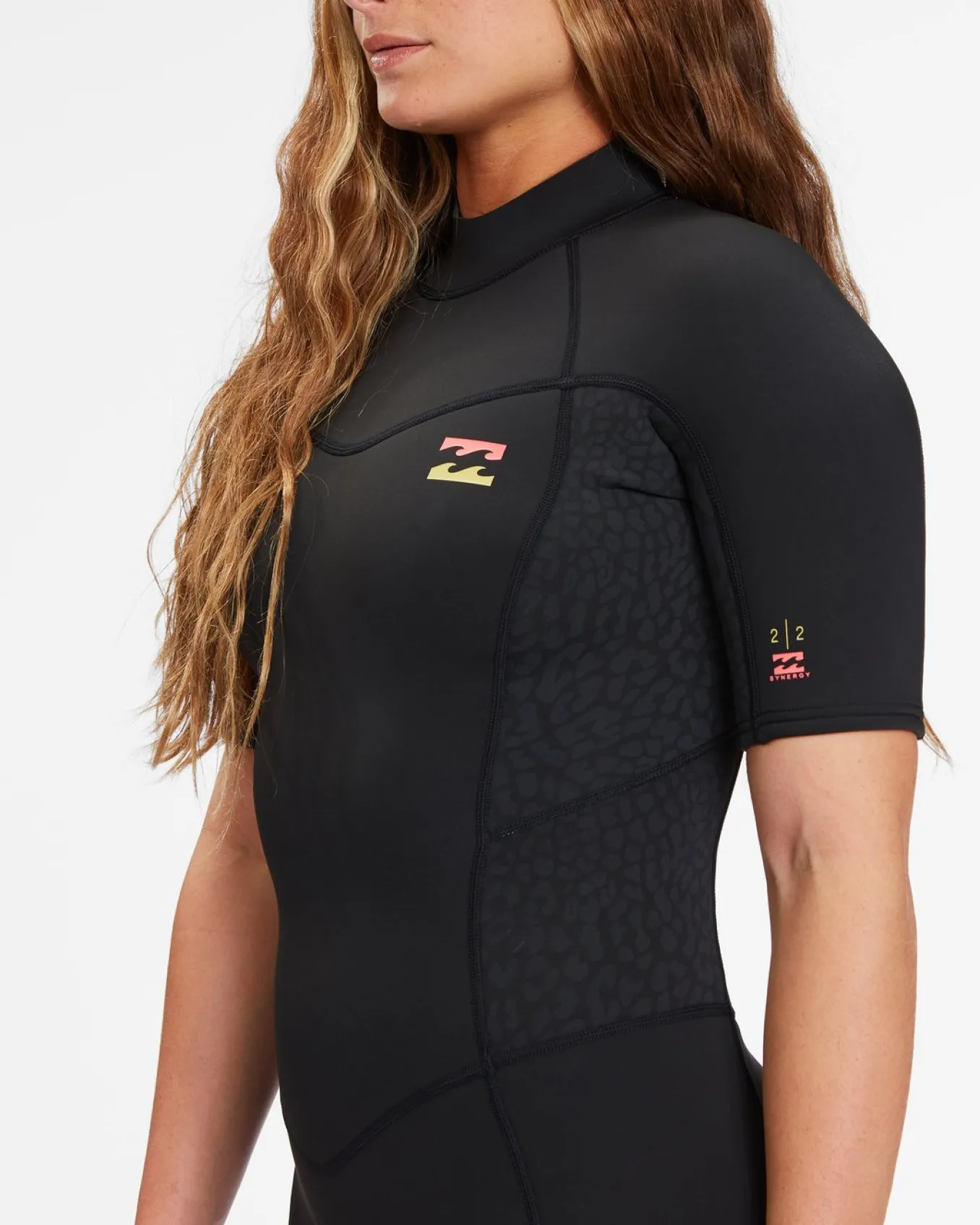 2/2mm Synergy - Body para surf de manga curta, com fecho nas costas para Mulher