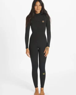 5/4mm Synergy - Fato de surf com fecho nas costas para Mulher