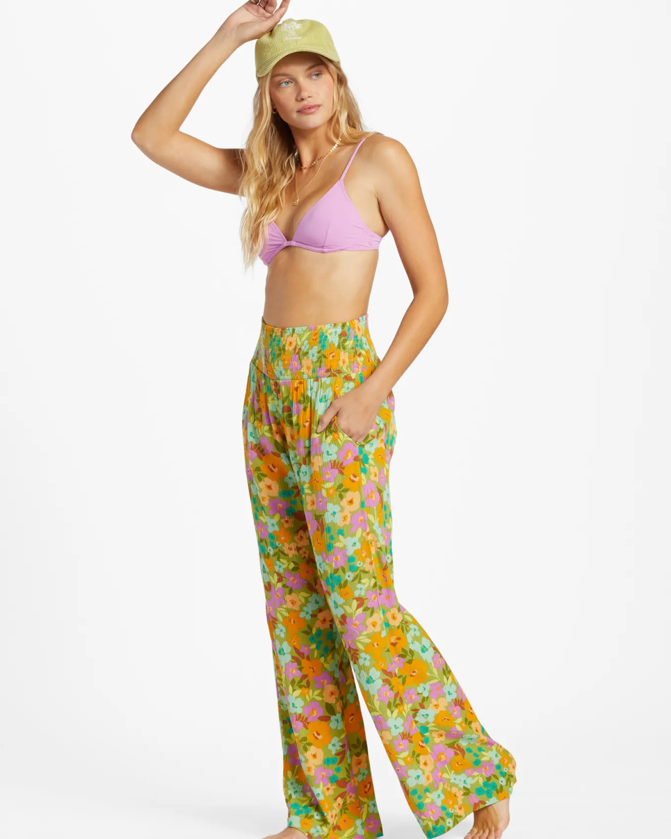 New Waves - Calças de praia elásticas para Mulher