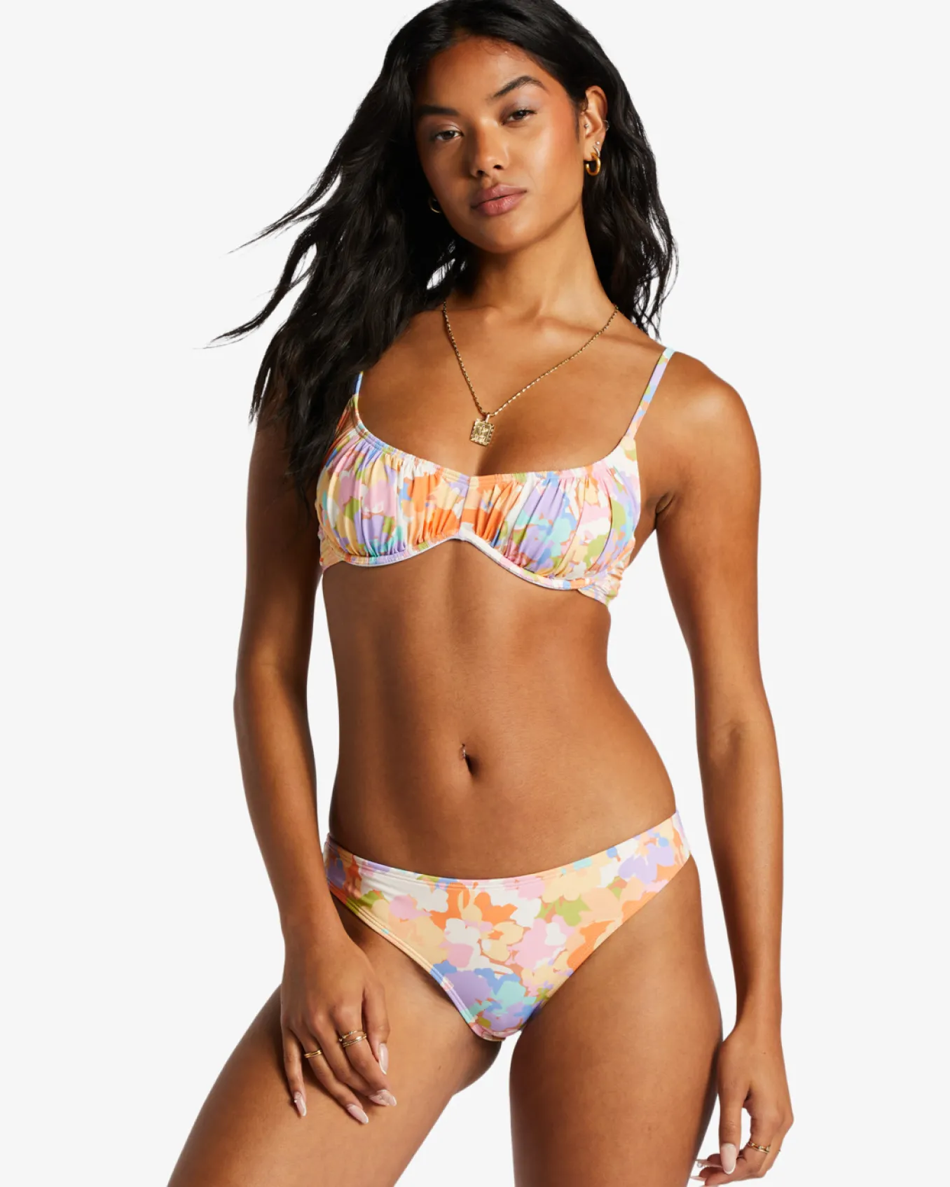Paradise Cove Ruched Bralette - Parte de cima de biquíni Bralette para Mulher