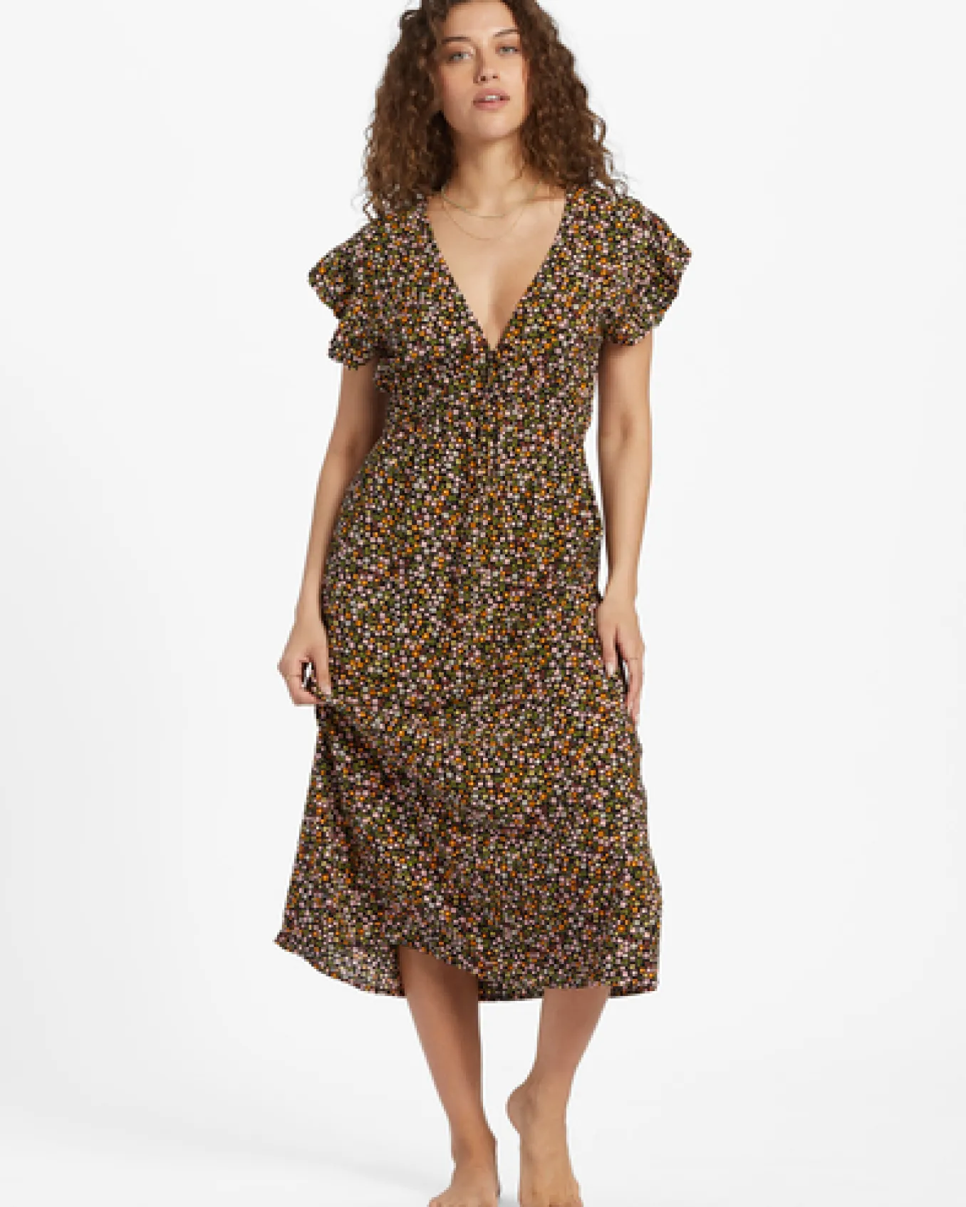 Picnic Date - Vestido midi para Mulher