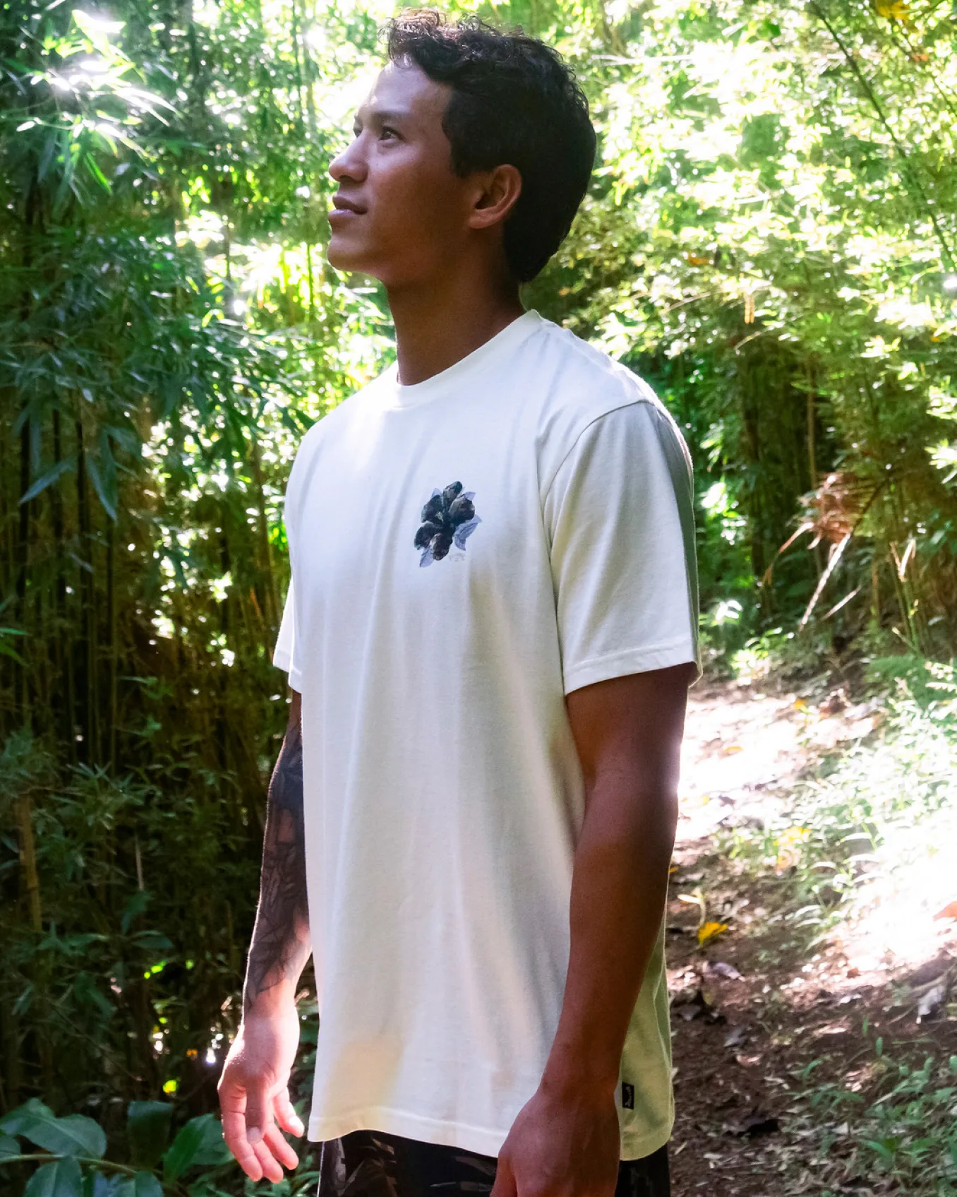 Pupukea Camo - T-shirt de gola redonda para Homem