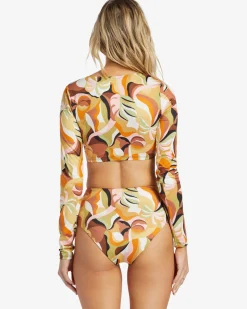 Return To Paradise - Colete protector curto de manga comprida para Mulher