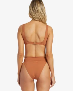 Sol Searcher Aruba - Mid-Waist Bikini Bottoms para Mulher