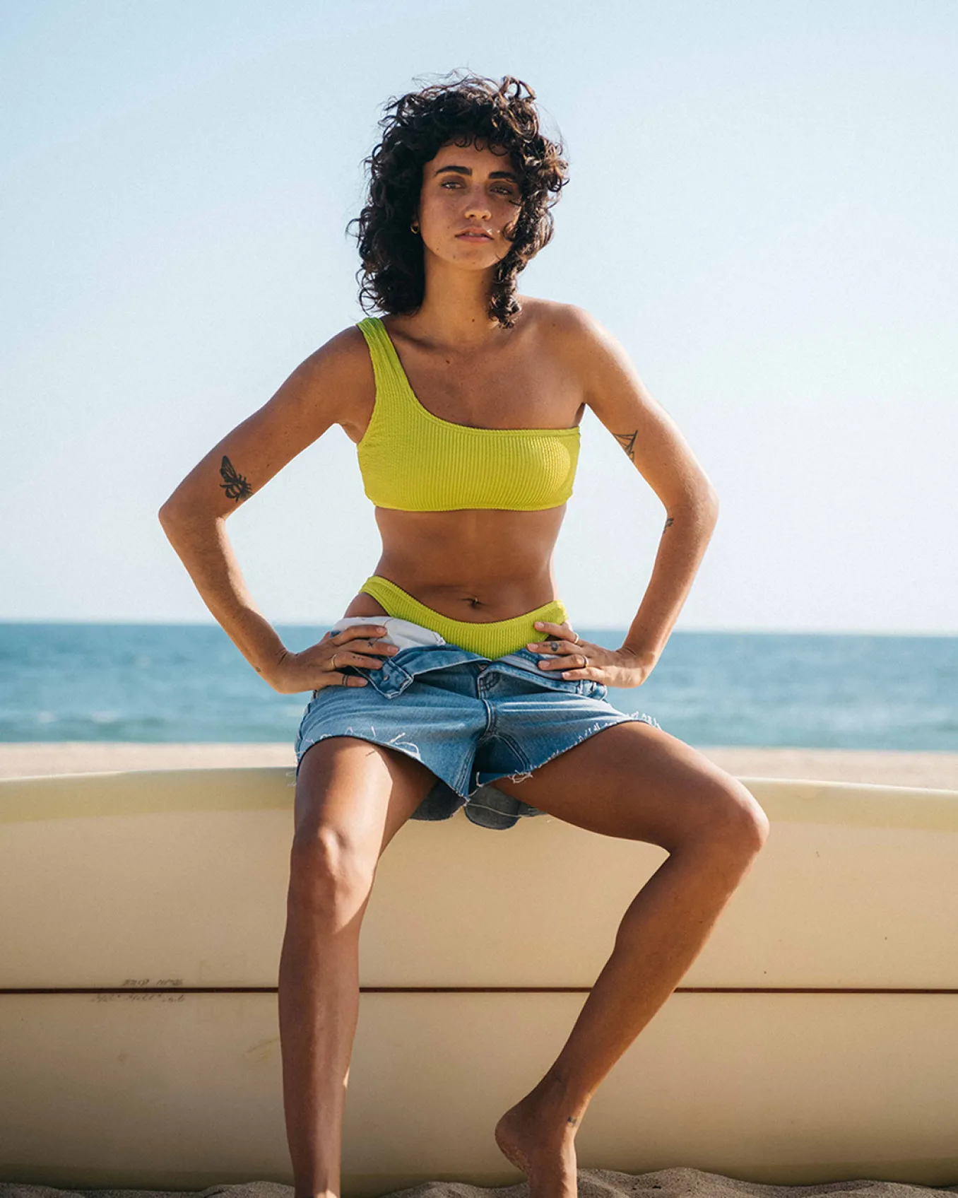 Summer High Lilly - Parte de cima de biquíni de um ombro para Mulher