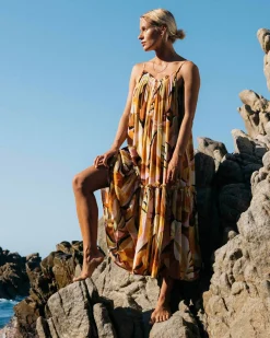 Sun Follower - Vestido midi de praia para Mulher