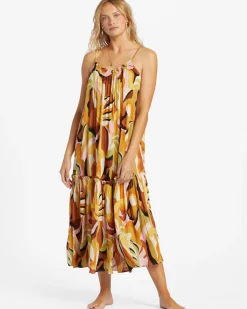 Sun Follower - Vestido midi de praia para Mulher