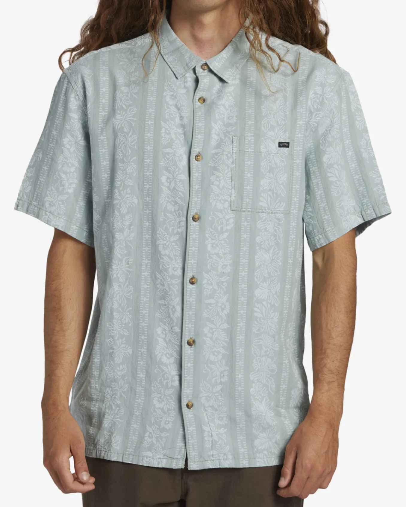 Sundays Jacquard - Camisa de manga curta para Homem