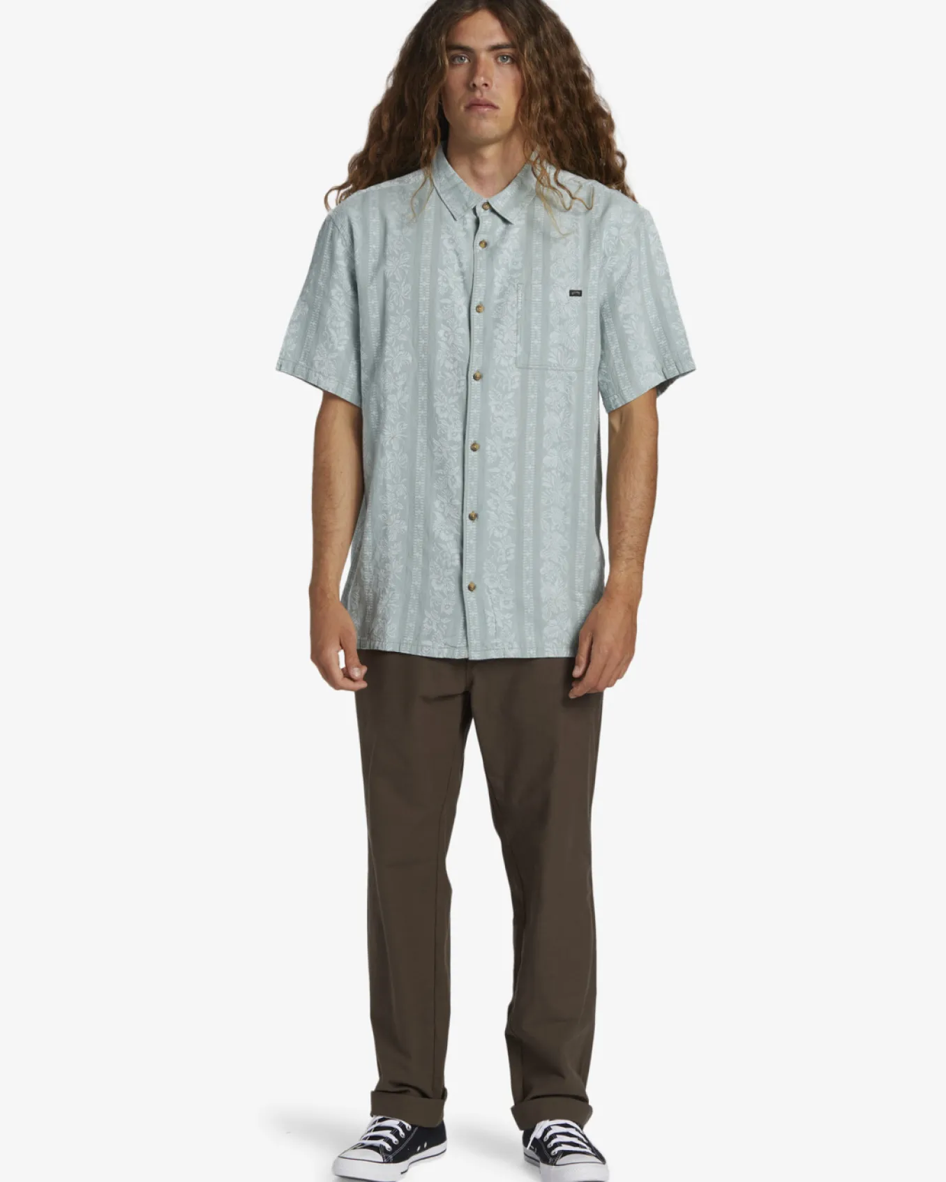 Sundays Jacquard - Camisa de manga curta para Homem