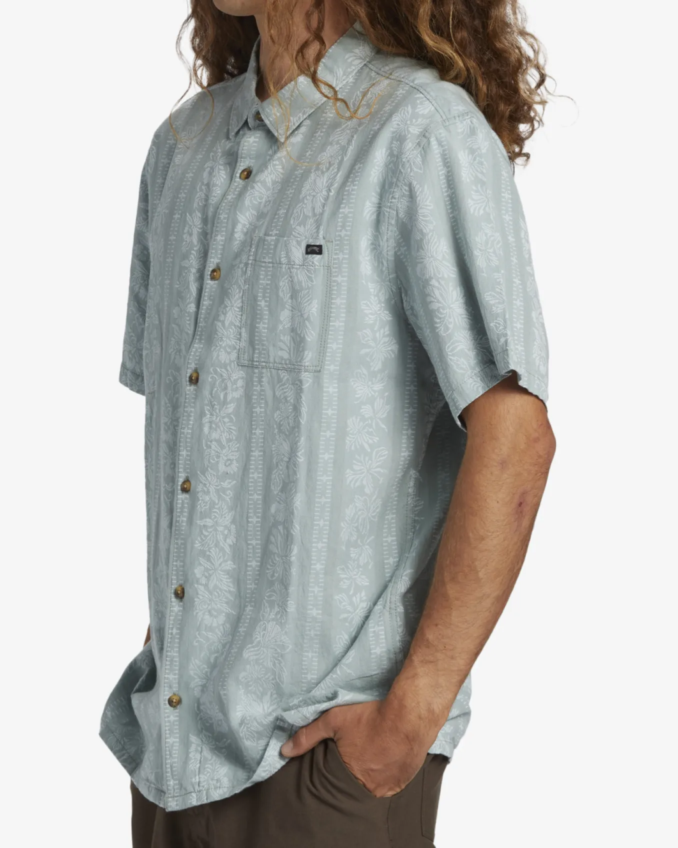 Sundays Jacquard - Camisa de manga curta para Homem