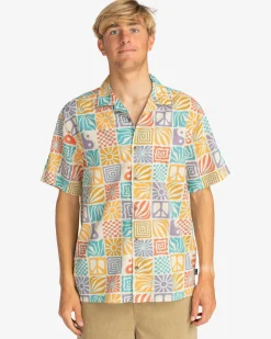 Sundays Vacay - Camisa de manga curta para Homem