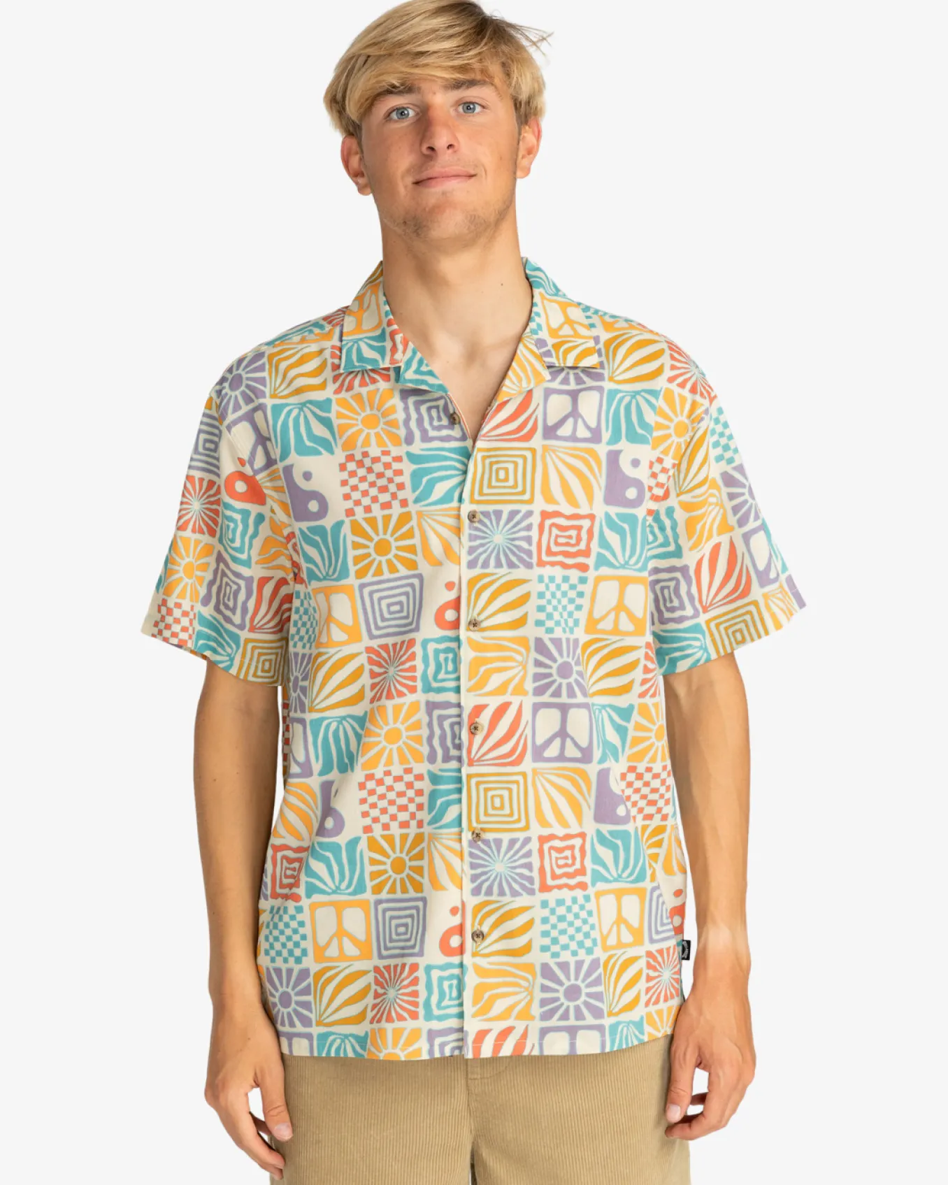 Sundays Vacay - Camisa de manga curta para Homem