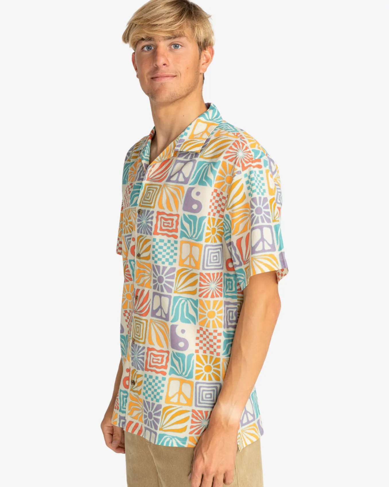 Sundays Vacay - Camisa de manga curta para Homem