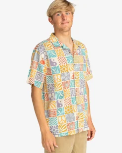 Sundays Vacay - Camisa de manga curta para Homem