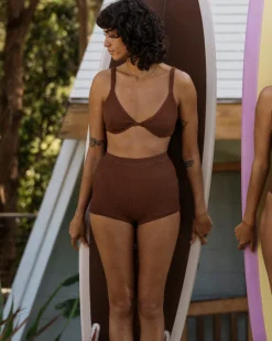 Sunrays Palma - Cueca de biqu&iacute;ni estilo cal&ccedil;&otilde;es curtos para Mulher