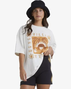 Sunset Beach - T-shirt oversized para Mulher