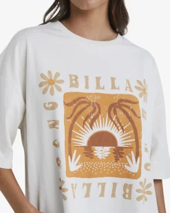 Sunset Beach - T-shirt oversized para Mulher