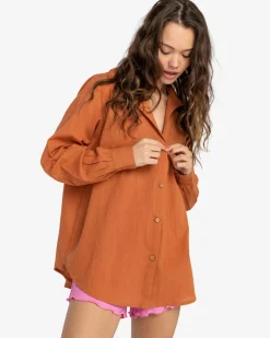 Swell - Vestido camiseiro de praia para Mulher