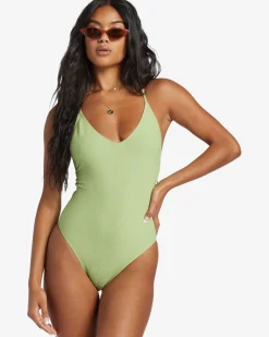 Tanlines Sage - High Leg One-Piece Swimsuit para Mulher