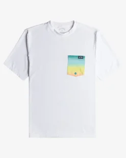 Team Pocket - T-shirt de surf de manga curta com UPF 50 para Homem