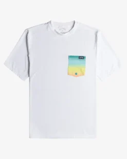 Team Pocket - T-shirt de surf de manga curta com UPF 50 para Homem