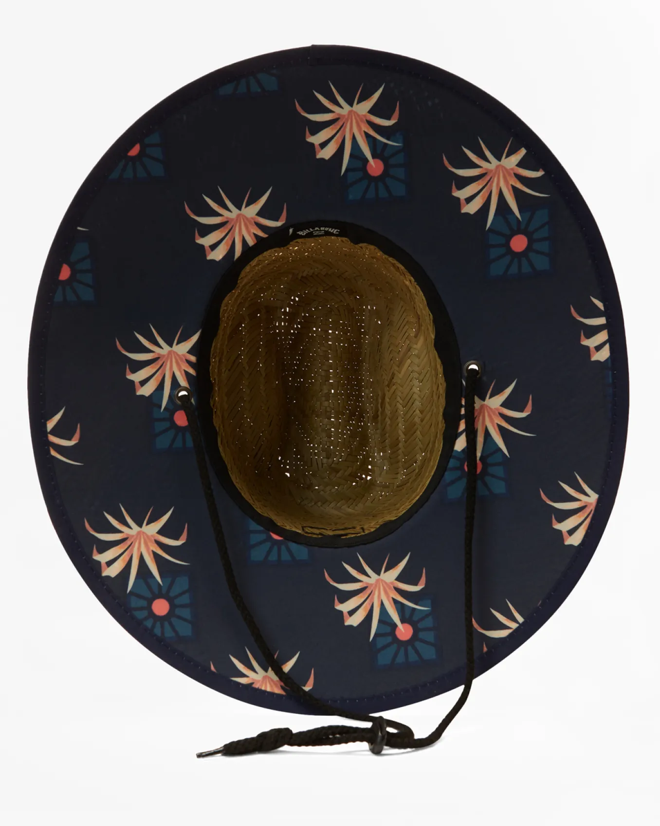 Tides Print - Chapéu estilo nadador-salvador de palhinha para Homem