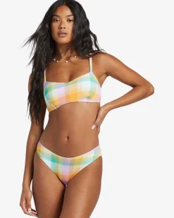 Warm Waves Bondi - Cueca de biqu&iacute;ni com cintura descida para Mulher